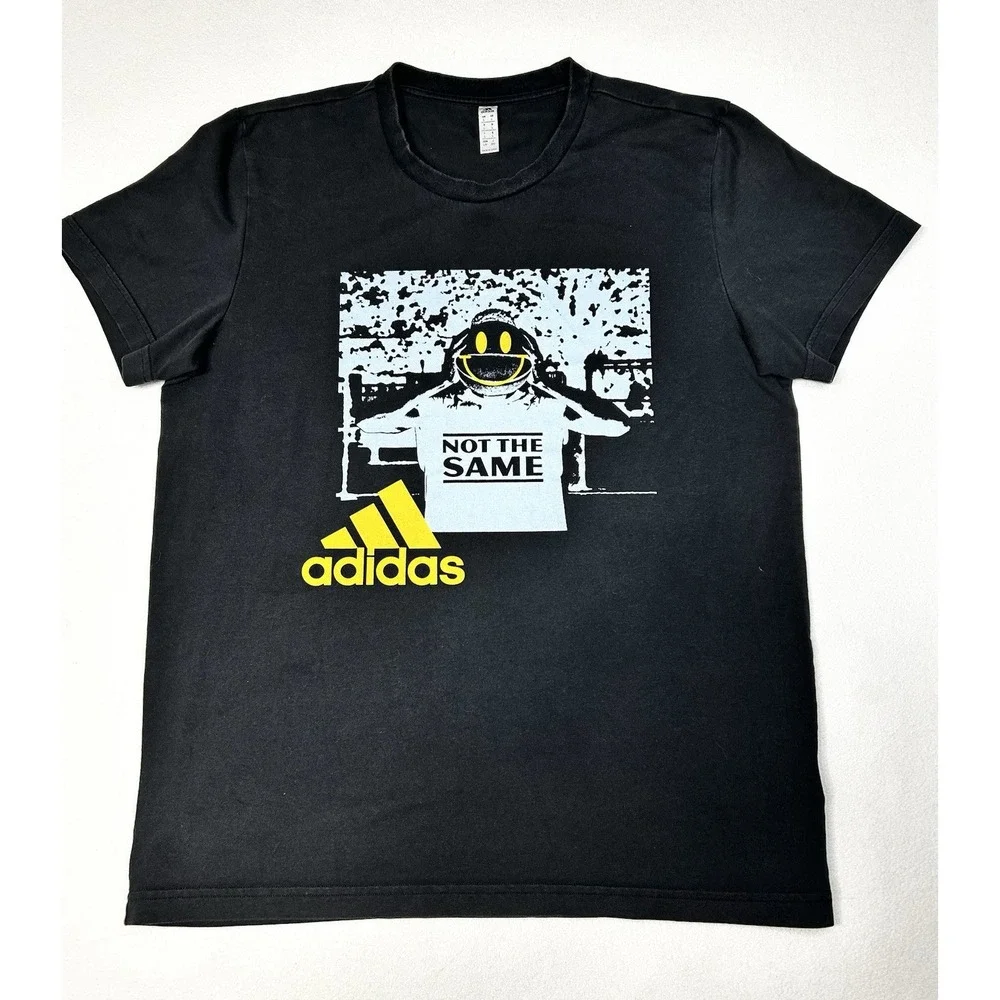Adidas Climalite Not The Same 2019 Basketball Graphic T-Shirt Mens Large Black